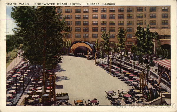 Beach Walk - Edgewater Beach Hotel Chicago Illinois