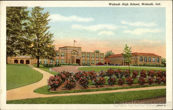 Wabash High School and Grounds Indiana
