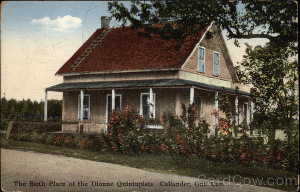 Birth Place of the Dionne Quintuplets Callander Canada