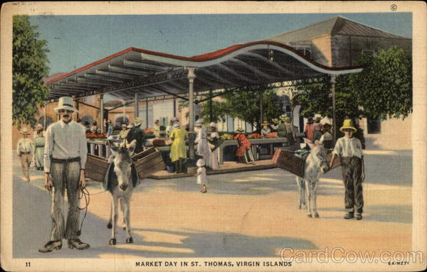 Market Day St. Thomas Virgin Islands Caribbean Islands