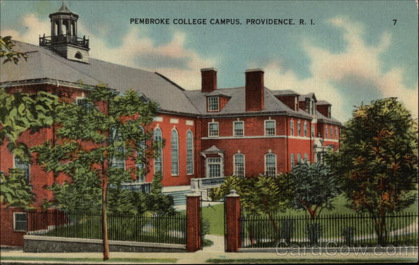 Pembroke College Campus Providence Rhode Island