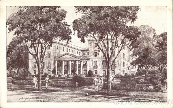 Carvel Hall Hotel - King George Street Entrance Annapolis Maryland