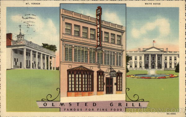 Olmsted Grill Washington District of Columbia Washington DC