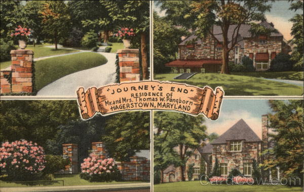 Journey's End - Residence of Mr. and Mrs. Thomas W. Pangborn Hagerstown Maryland