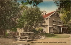 Priscilla Beach Theatre White Horse Beach, MA Postcard Postcard