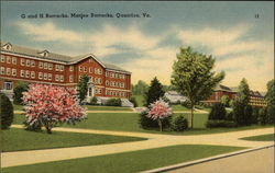 G and H Barracks, Marine Barracks Postcard