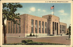 U.S Post Office Springfield, OH Postcard Postcard