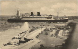 New Turbo-electric Liner "California" of the Panama Pacific Line Postcard