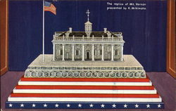 The replica of Mt. Vernon presented by K. Mikimoto Postcard
