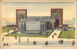 Time and Fortune Building 1933 Chicago World Fair Postcard Postcard