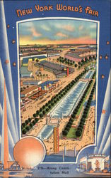 Along Constitution Mall Postcard