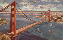The GOlden Gate Bridge San Francisco, CA 1939 San Francisco Exposition Postcard Postcard