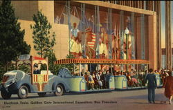 Elephant Train, Golden Gate International Exposition 1939 San Francisco Exposition Postcard Postcard
