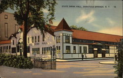 State Drink Hall Saratoga Springs, NY Postcard Postcard