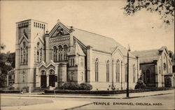 Temple Emmanuel Chelsea, MA Postcard Postcard