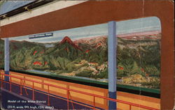 Model of the Nikko District, Japan 1933 Chicago World Fair Postcard Postcard