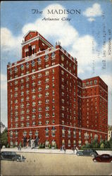 The Madison Atlantic City, NJ Postcard Postcard