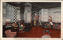 Marlborough-Blenheim Hotel - Silver Lounge Postcard