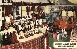 Mickey Mouse Curios Postcard