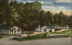 Laurel Court Motel Postcard