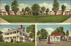 Del Haven White House Cottages on US 1 Berwyn, MD Postcard Postcard