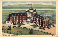 Stratford Hotel Fredericksburg, VA Postcard Postcard