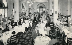 The Flanders Hotel - Dining Room Ocean City, NJ Postcard Postcard