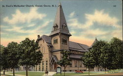 St. Paul's Methodist Church Ocean Grove, NJ Postcard Postcard