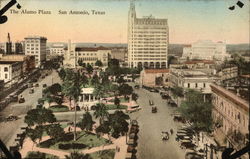 Aerial View of The Alamo Plaza Aerial View of The Alamo Plaza