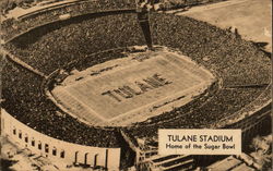 Tulane Football Stadium - Home of the Sugar Bowl Postcard