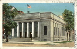 US Post Office Building Newark, OH Postcard Postcard