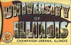 University of Illinois Urbana, IL Postcard Postcard