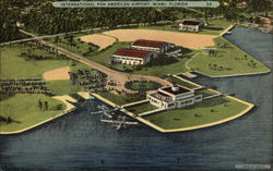 International Pan American Airport Postcard