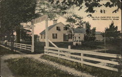Old Cape Cod House Postcard