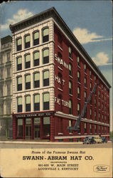 Swann-Abram Hat Co Postcard