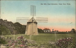 Old Wind Mill East Brewster, MA Postcard Postcard