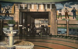 Concourse at the Union Terminal Postcard