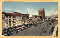 Shattuck Avenue Berkeley, CA Postcard Postcard