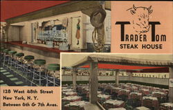 Trader Tom Steak House Postcard
