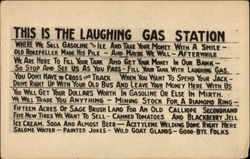 Witty Sign - Dick Wick Hall Postcard