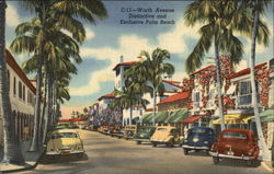 Worth Avenue View - Distinctive and Exclusive Postcard
