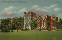 Providence College Rhode Island Postcard Postcard