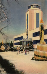 Christmas at the Calant Building Postcard