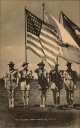 The Colors, Camp Yawgoog, BSA Postcard