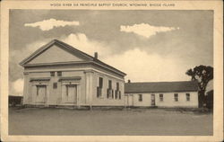 Wood River Six Principle Baptist Church, Wyoming North Kingstown, RI Postcard Postcard