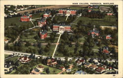 Hood College Frederick, MD Postcard Postcard