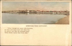 Greetings from Nantucket Postcard