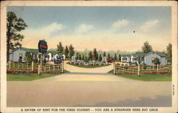 Kozy Kabin Kamp Folkston, GA Postcard Postcard