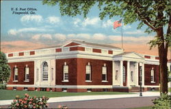 U. S. Post Office Fitzgerald, GA Postcard Postcard