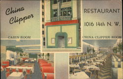 China Clipper Restaurant Washington, DC Washington DC Postcard Postcard